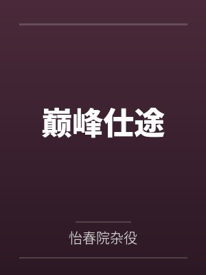 巅峰仕途