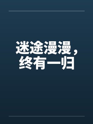 迷途漫漫,终有一归 迷途漫漫,终有一归