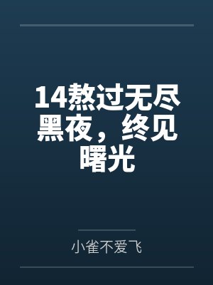 14熬过无尽黑夜,终见曙光 14熬过无尽黑夜,终见曙光